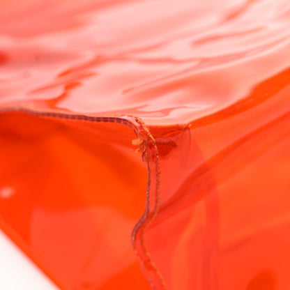 Hermes Vinyl Souvenir De L'Exposition Kelly Orange 9 of 14
