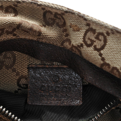 Gucci GG Monogram Double Pocket Belt Bag Dark Brown 6 of 6