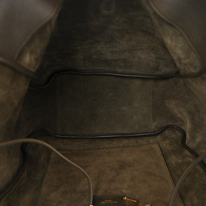 Saint Laurent Grained Deerskin Bea Tote Musk 5 of 10