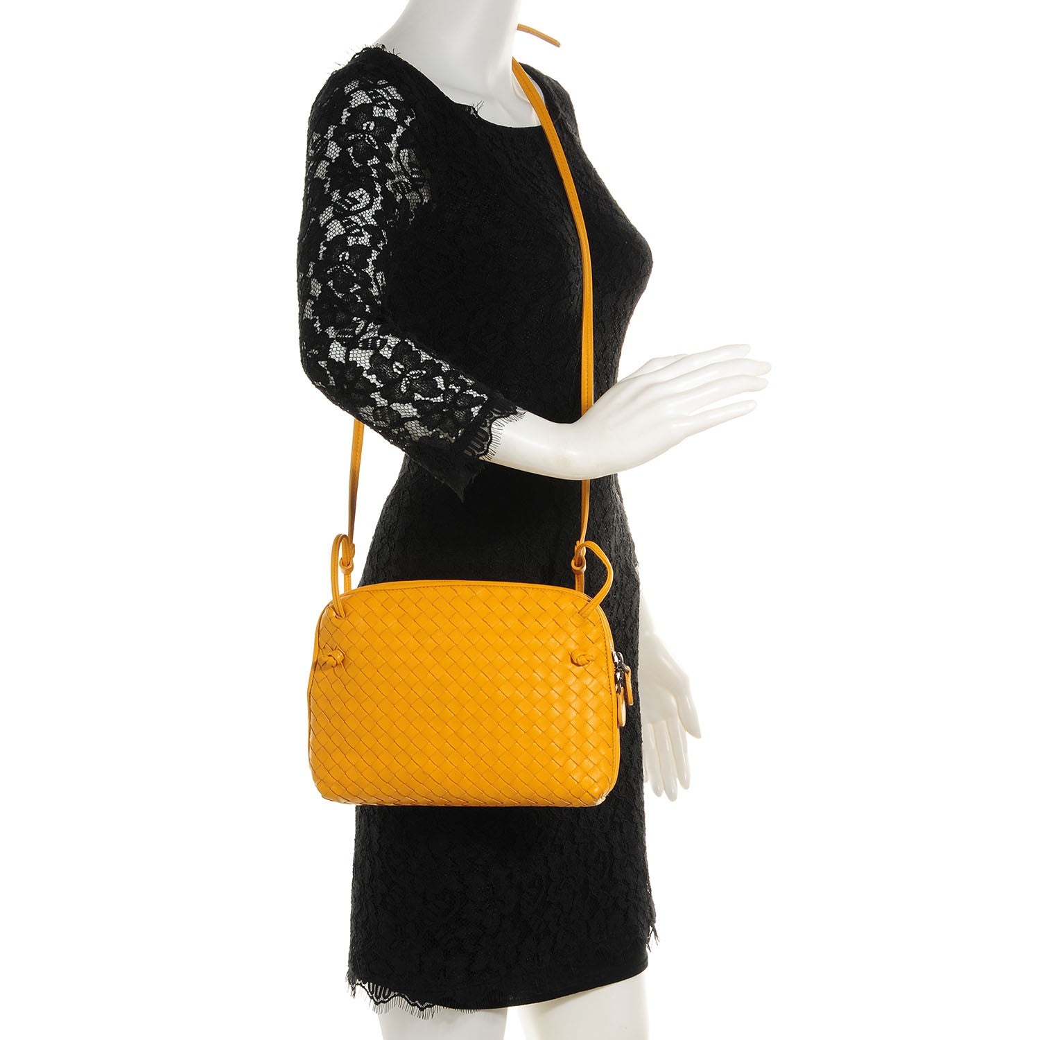 Bottega Veneta Nappa Intrecciato Crossbody Messenger Sapphire 2 of 9