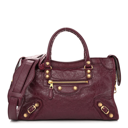Balenciaga Agneau Giant 12 Gold Hardware S City Violet Prune 3 of 11