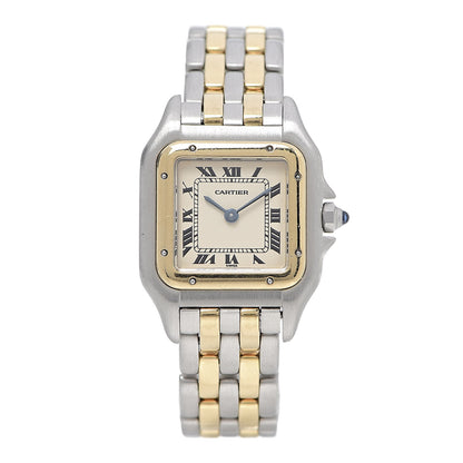 Cartier Stainless Steel 18K Yellow Gold 22mm Panthere Quartz Watch 1 of 5