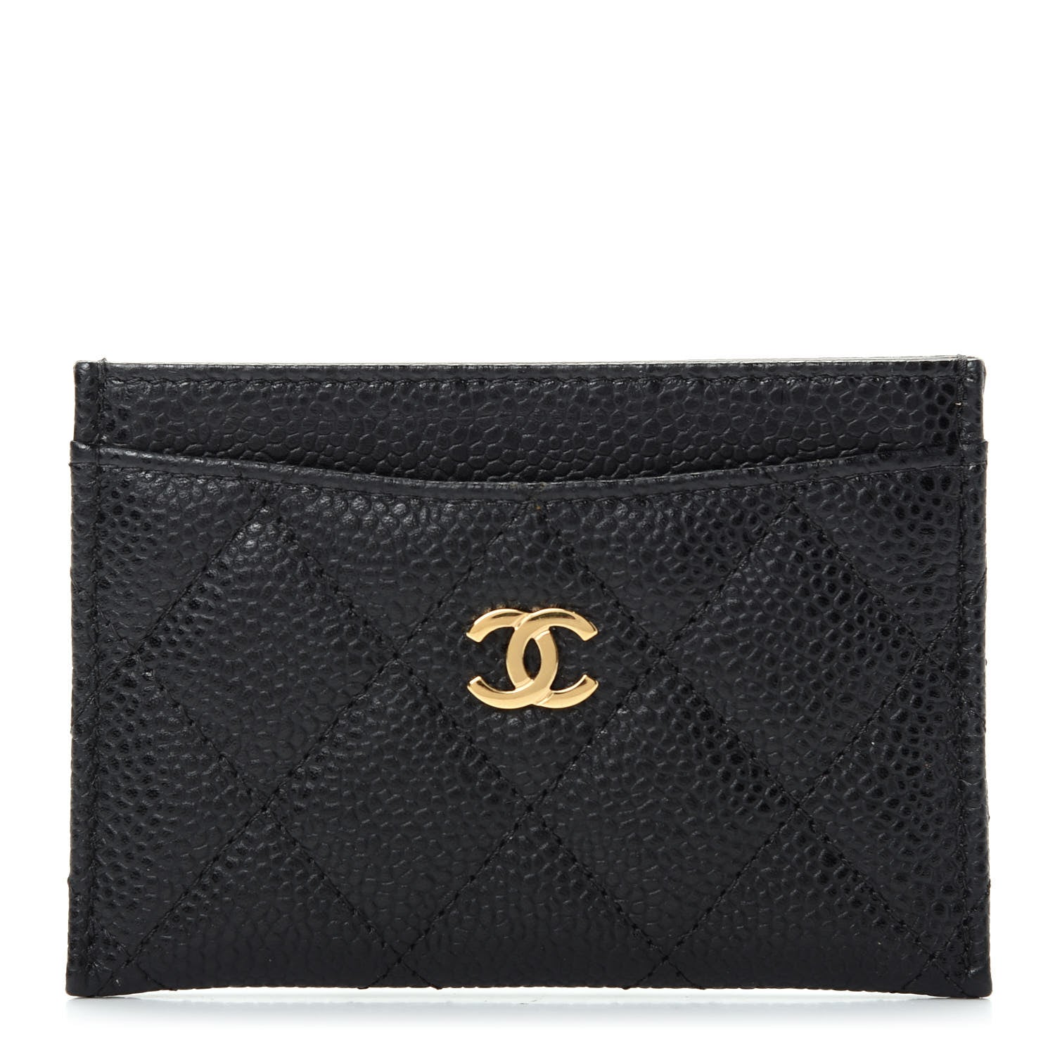 Chanel Caviar Quilted Card Holder Black 1 of 9