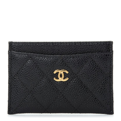 Chanel Caviar Quilted Card Holder Black 1 of 9