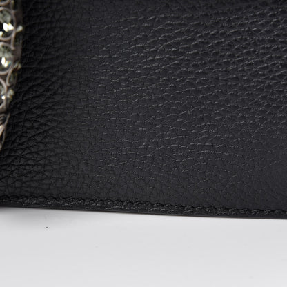 Gucci Pebbled Calfskin Small Dionysus Shoulder Bag Black 12 of 15