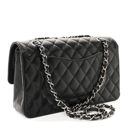 Chanel Caviar Quilted Medium Double Flap Black 3 of 10