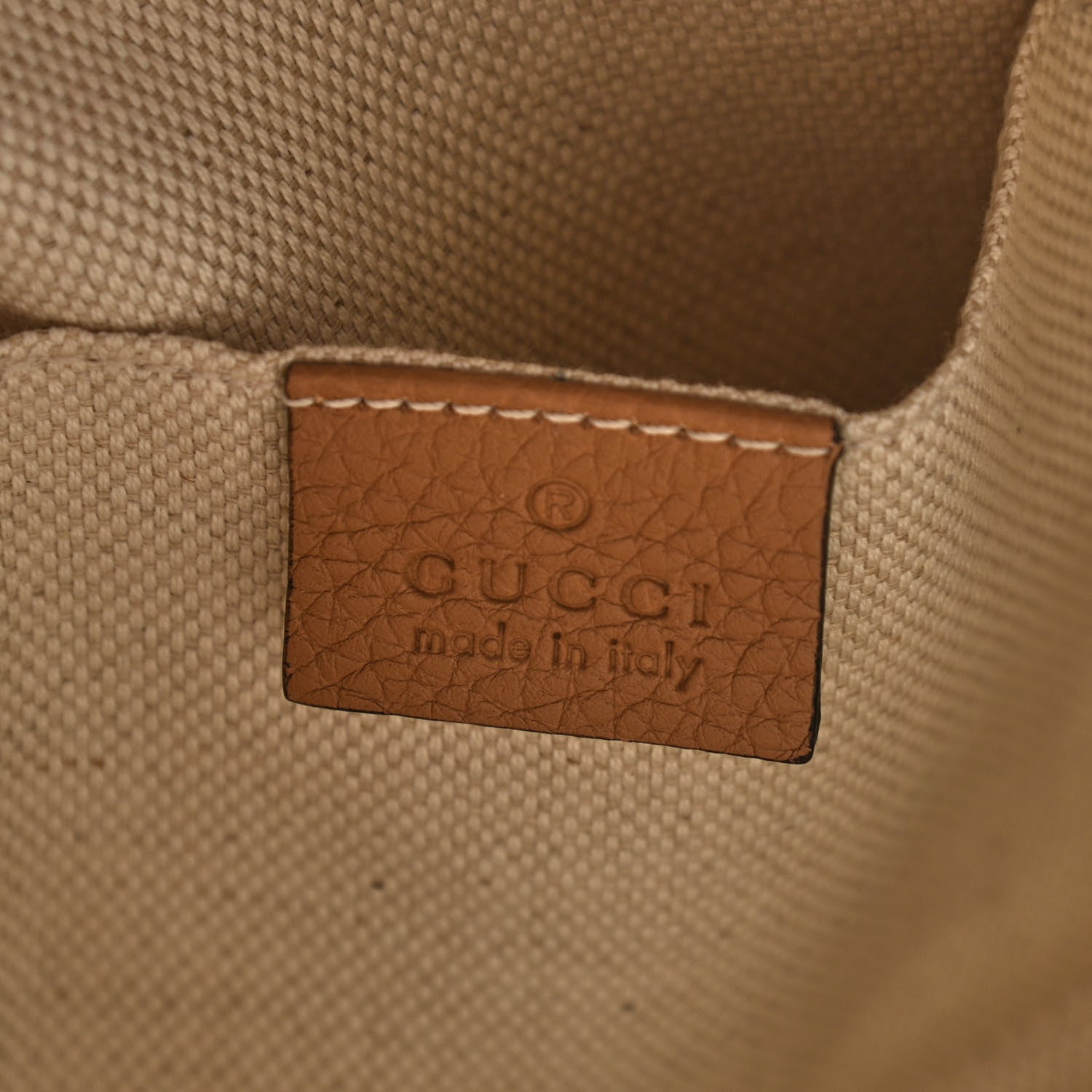Gucci Pebbled Calfskin Small Soho Disco Bag Camelia 5 of 10
