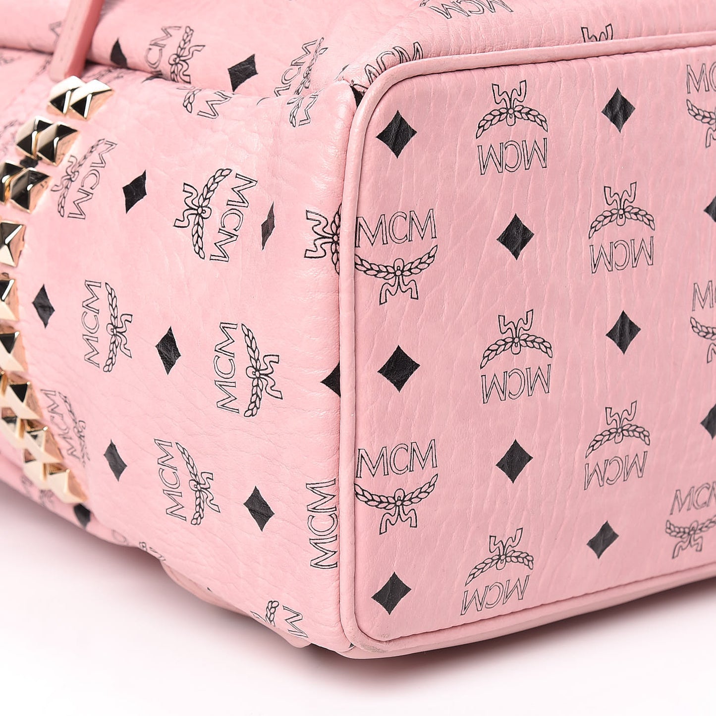 Visetos Medium Side Studs Stark Backpack Pink