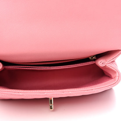 Chanel Caviar Quilted Mini Coco Handle Flap Pink 5 of 11