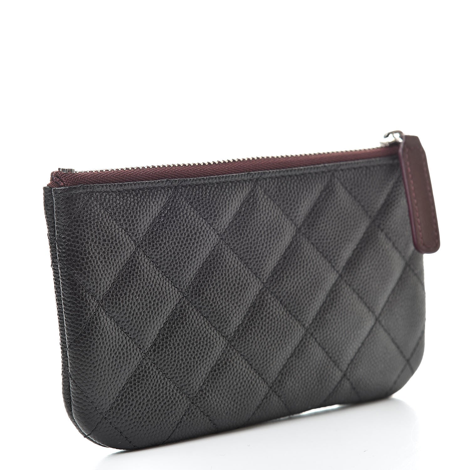 Chanel Caviar Quilted Small Cosmetic Case Black 3 of 8