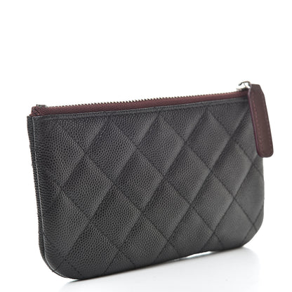 Chanel Caviar Quilted Small Cosmetic Case Black 3 of 8