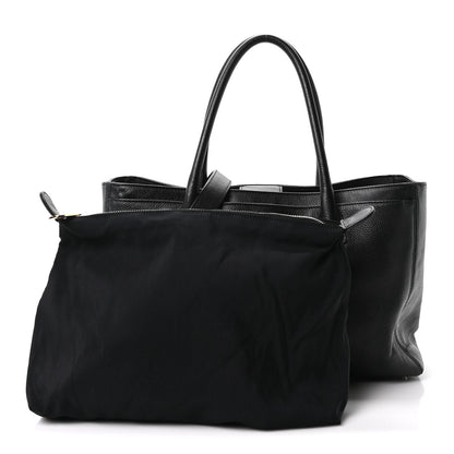 Chanel Calfskin Cerf Executive Shopper Tote Black 3 of 11