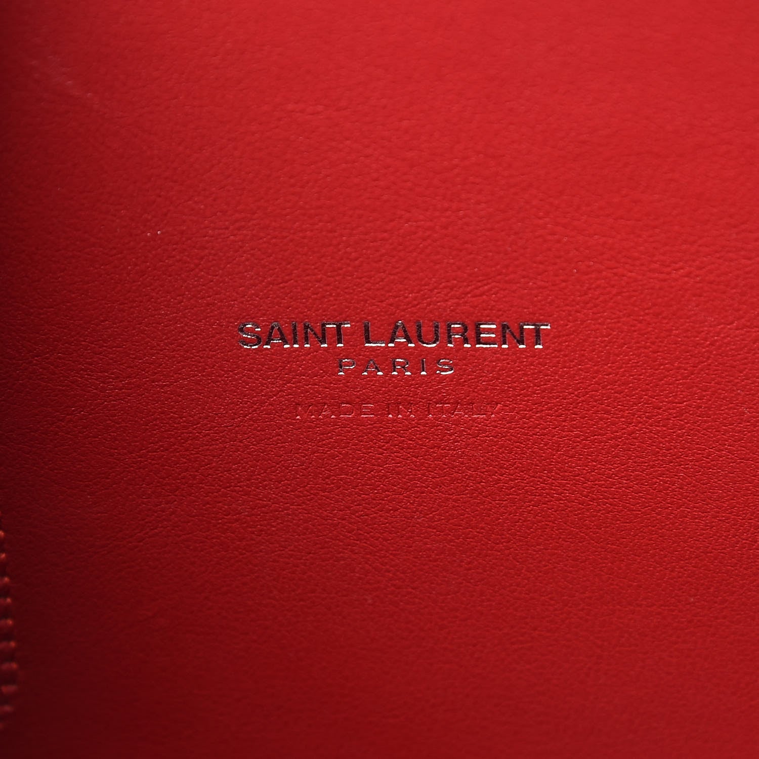 Saint Laurent Calfskin Crocodile Embossed Small Sac De Jour Eros Red 8 of 14