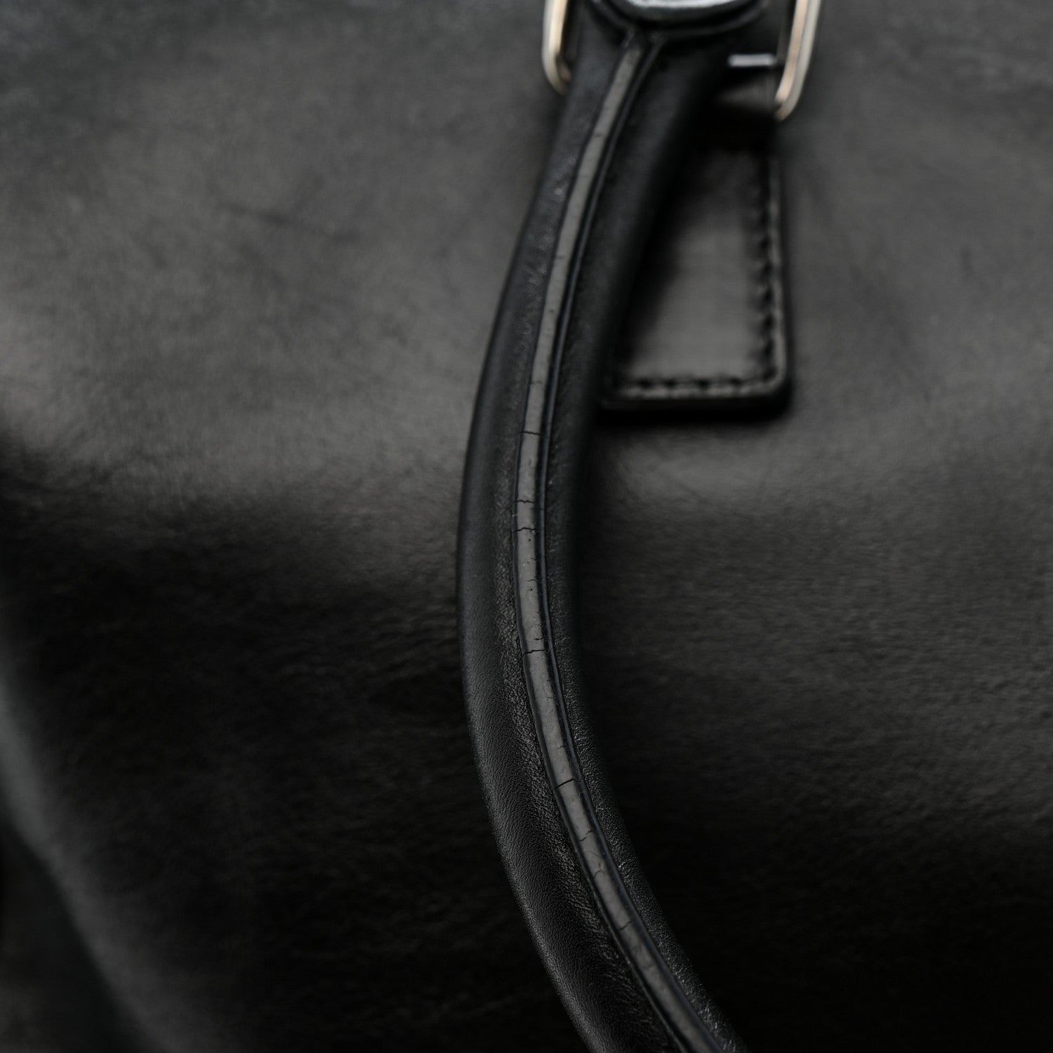 Saint Laurent Calfskin Studded Classic Duffle 6 Black 14 of 16