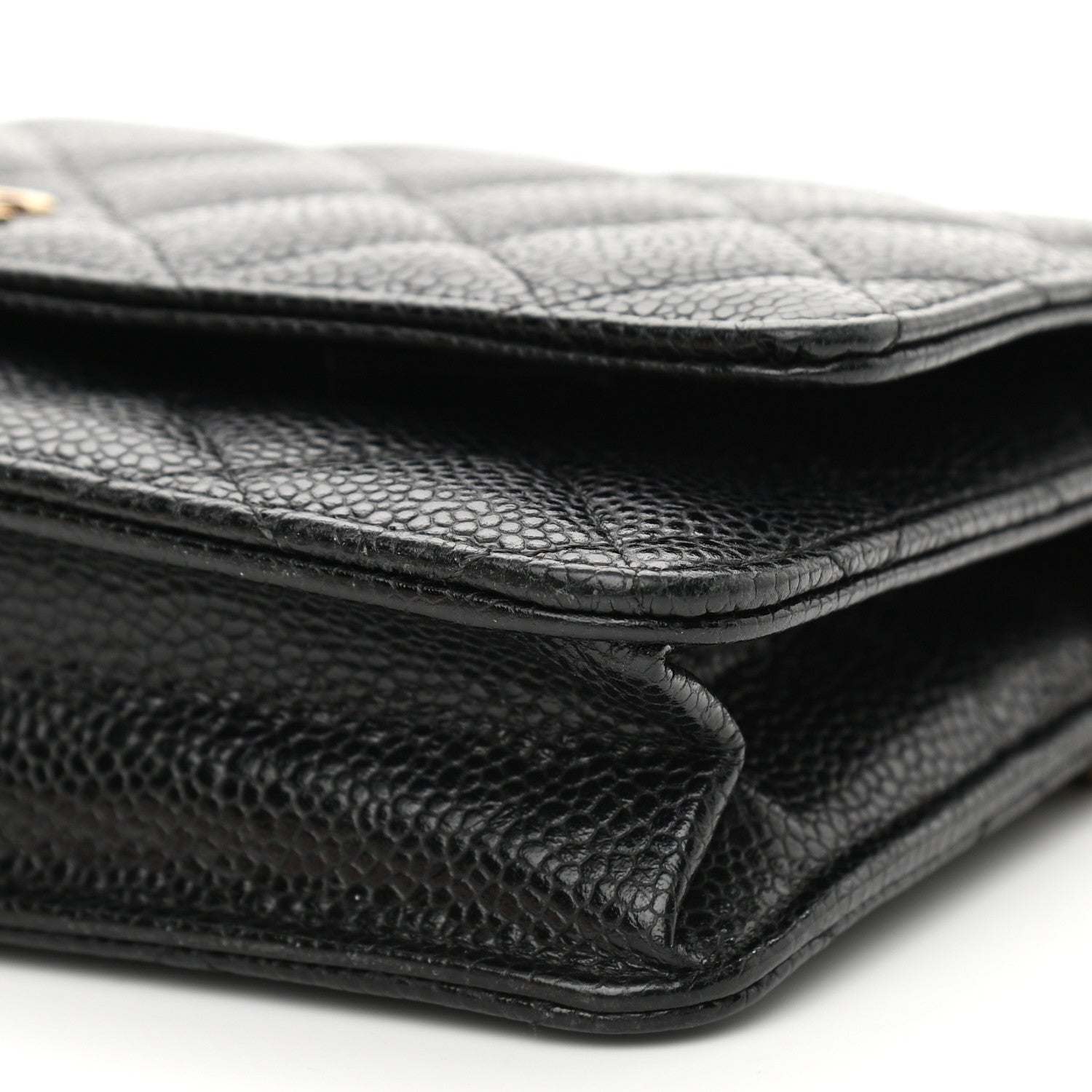 Chanel Caviar Quilted Wallet On Chain WOC Black 11 of 12