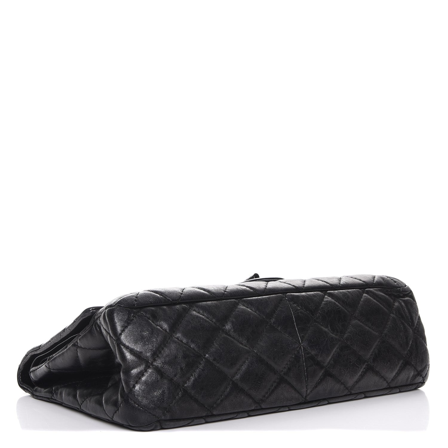 Chanel Glazed Calfskin Quilted 2.55 Reissue 227 Flap So Black 4 of 9