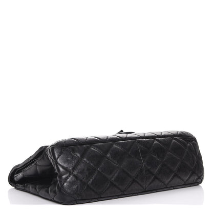 Chanel Glazed Calfskin Quilted 2.55 Reissue 227 Flap So Black 4 of 9