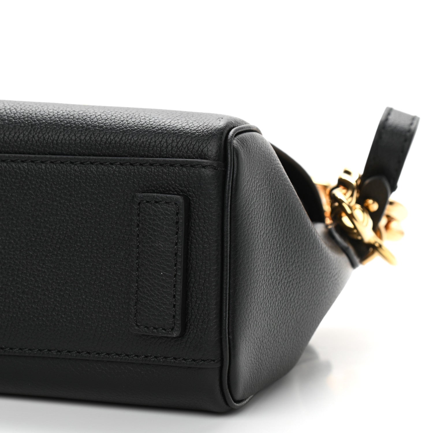 Versace Grained Calfskin Small La Medusa Top Handle Bag Black 8 of 13