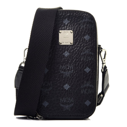 MCM Visetos Crossbody Pouch Black 1 of 8