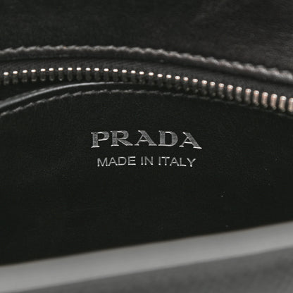 Prada Saffiano Cuir Calfskin Mini Monochrome Top Handle Tote Black 6 of 14