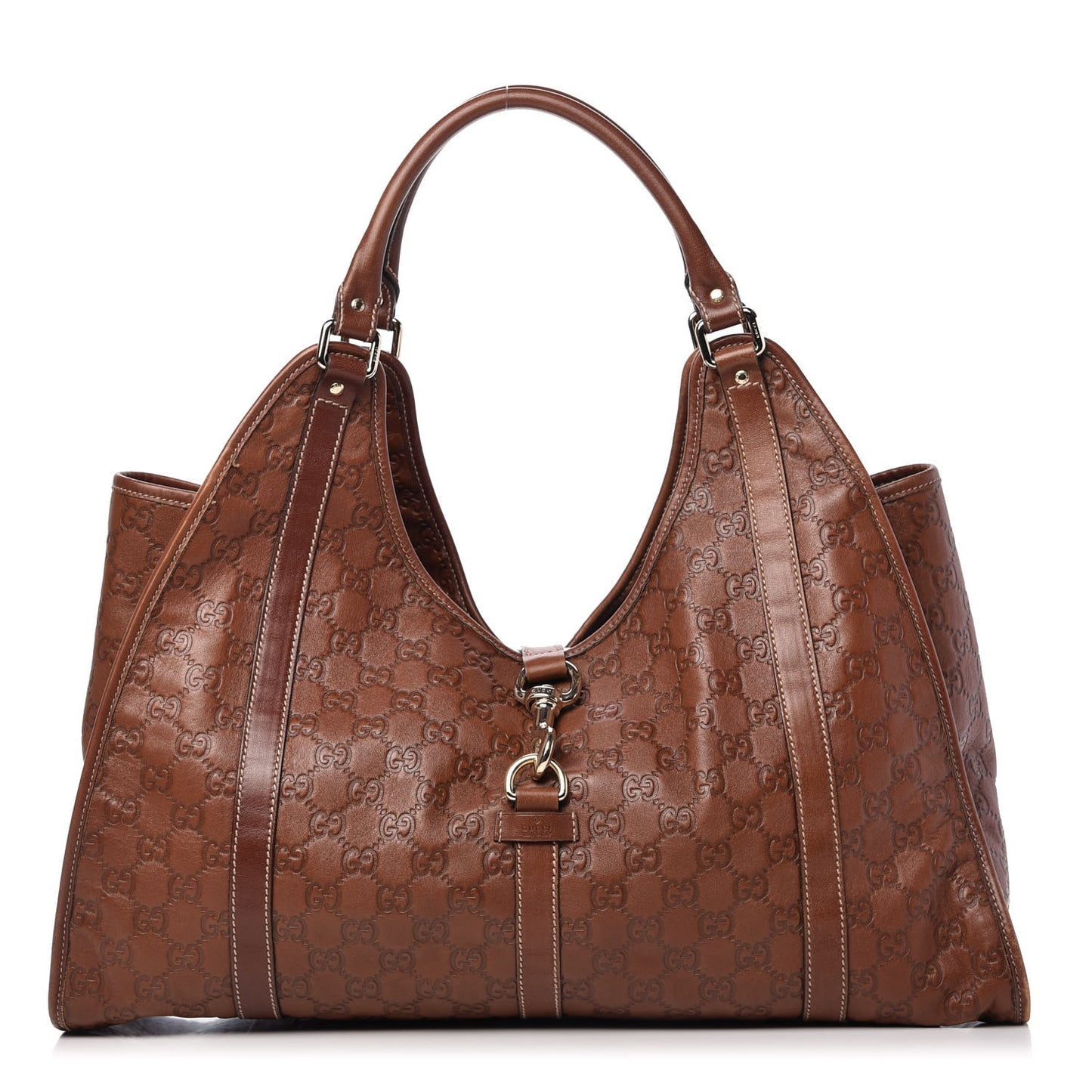 Guccissima Large Joy Shoulder Bag Brown
