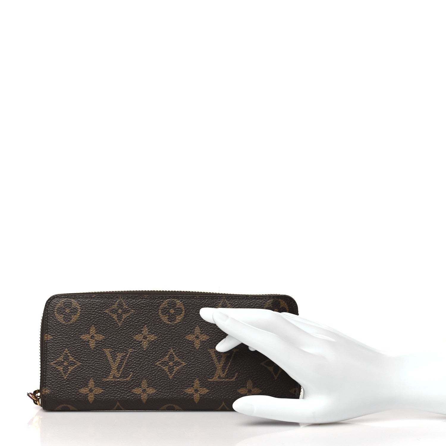 Louis Vuitton Monogram Clemence Wallet Fuchsia 2 of 10