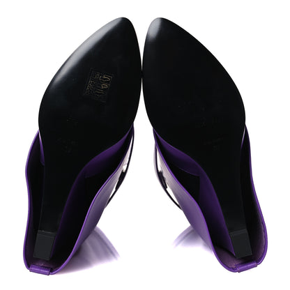 Givenchy Calfskin Shark Lock Ankle Boots 40 Ultraviolet 7 of 12