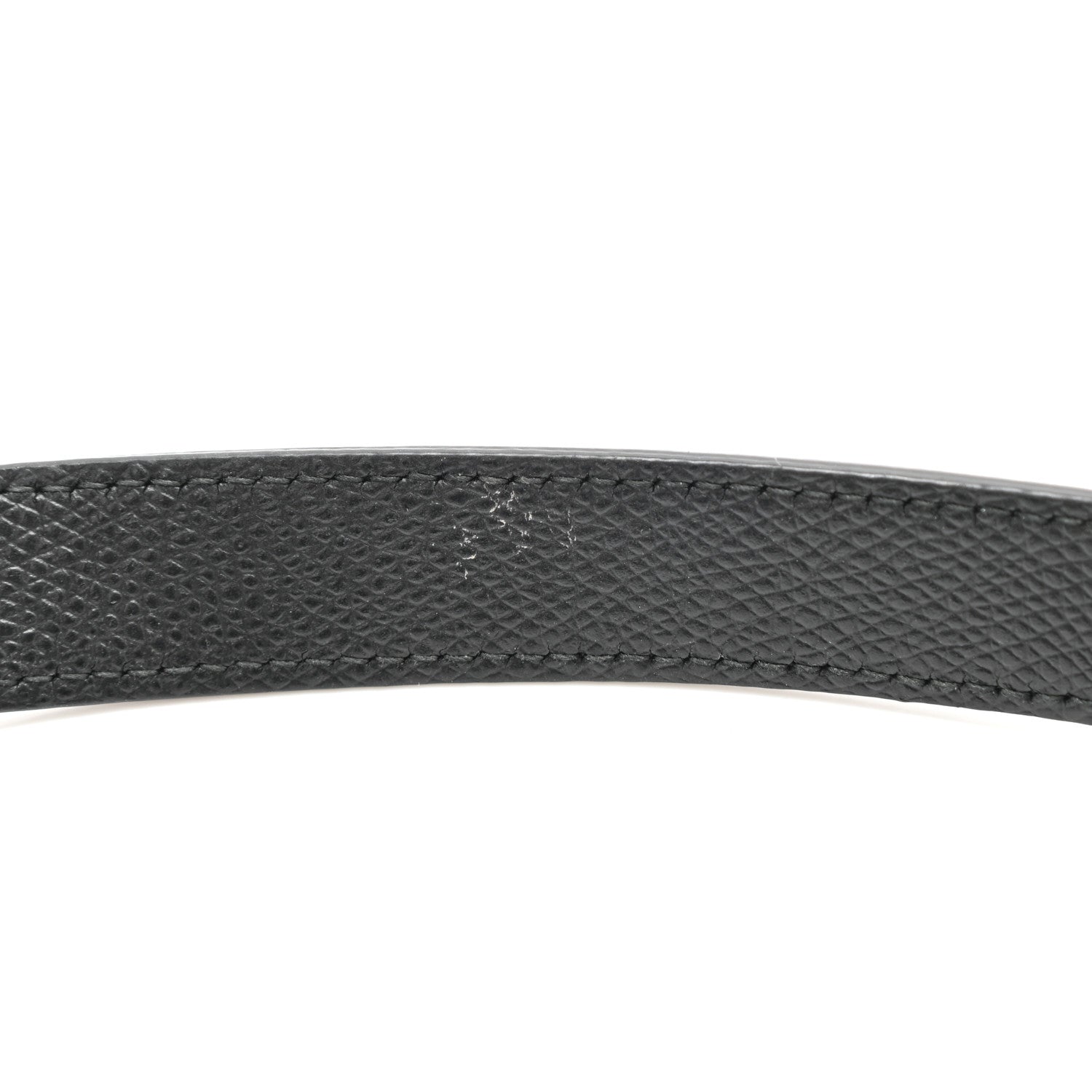 Christian Dior Grained Calfskin Saddle Bag Black 9 of 10