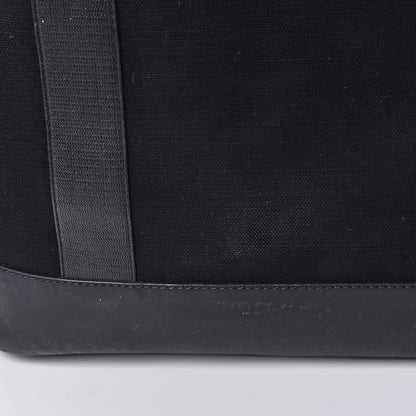 Balenciaga Rubber Calfskin Canvas Navy Tote Black 17 of 18