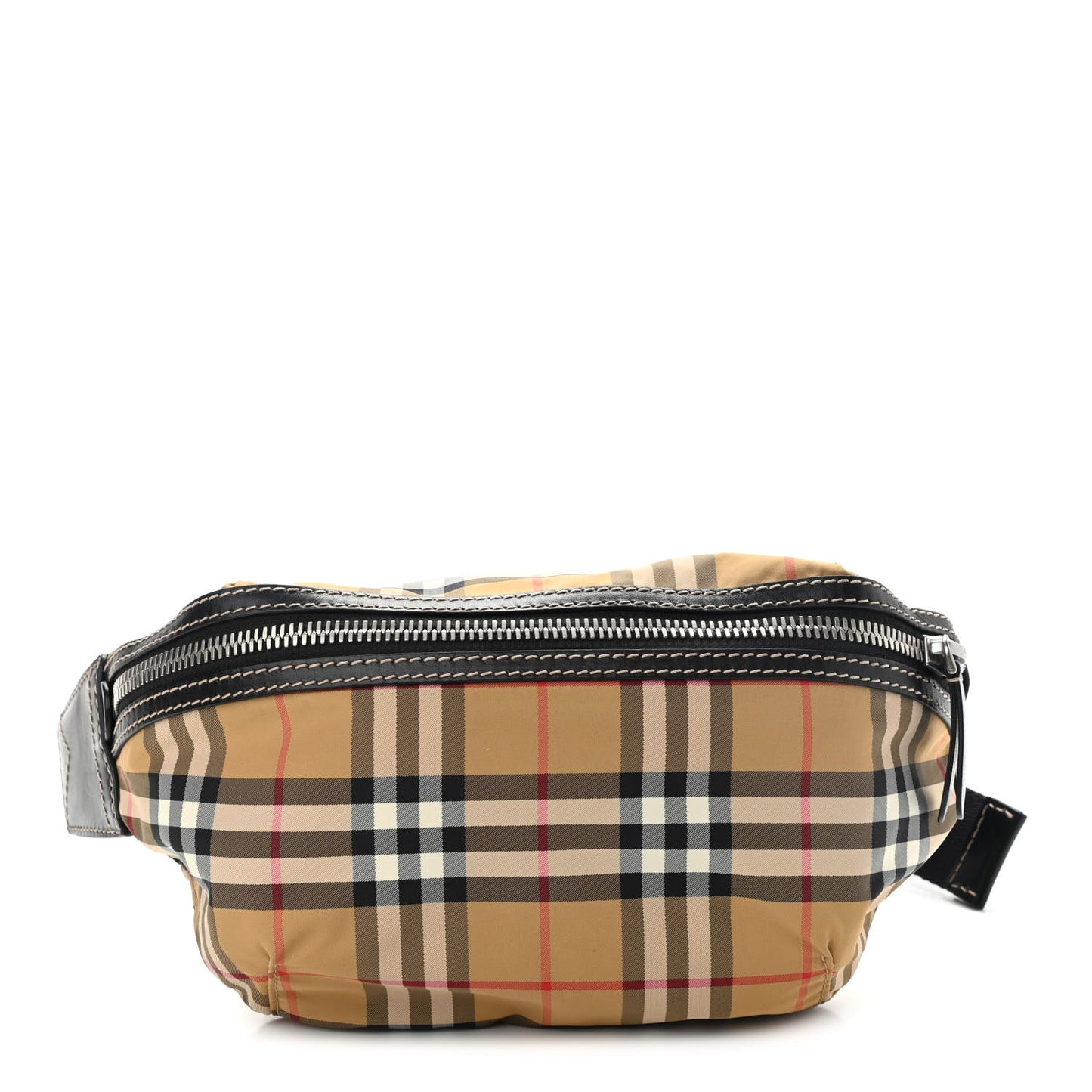 Nylon Vintage Check Cannon Bum Bag Archive Beige Black