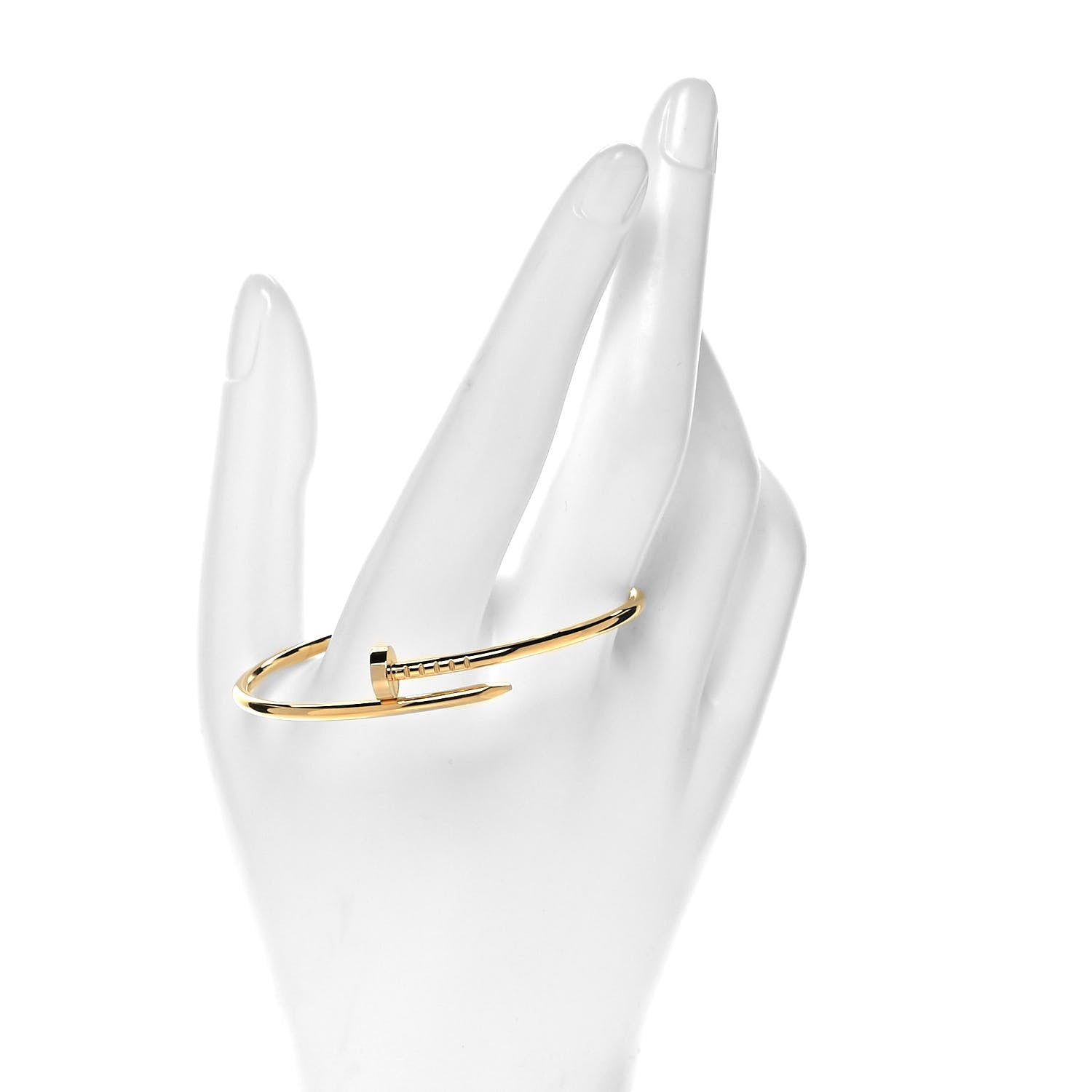 Cartier 18K Yellow Gold Small Juste Un Clou Bracelet 16 2 of 5