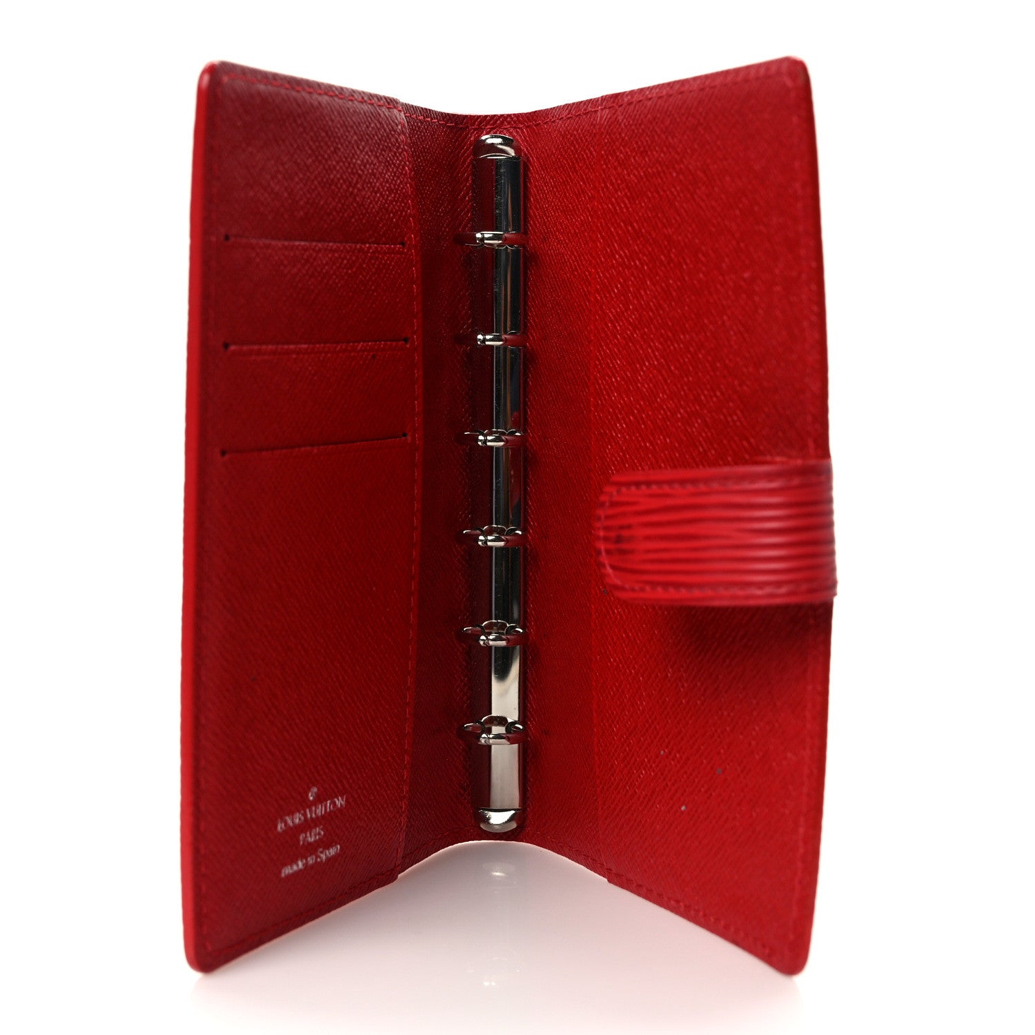 Louis Vuitton Epi Small Ring Agenda Cover Castillan Red 5 of 8