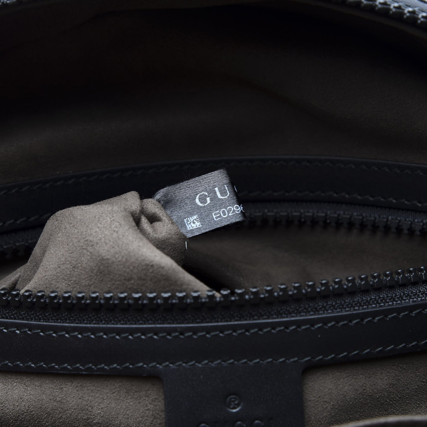 GG Supreme Monogram Small Eden Day Backpack Black