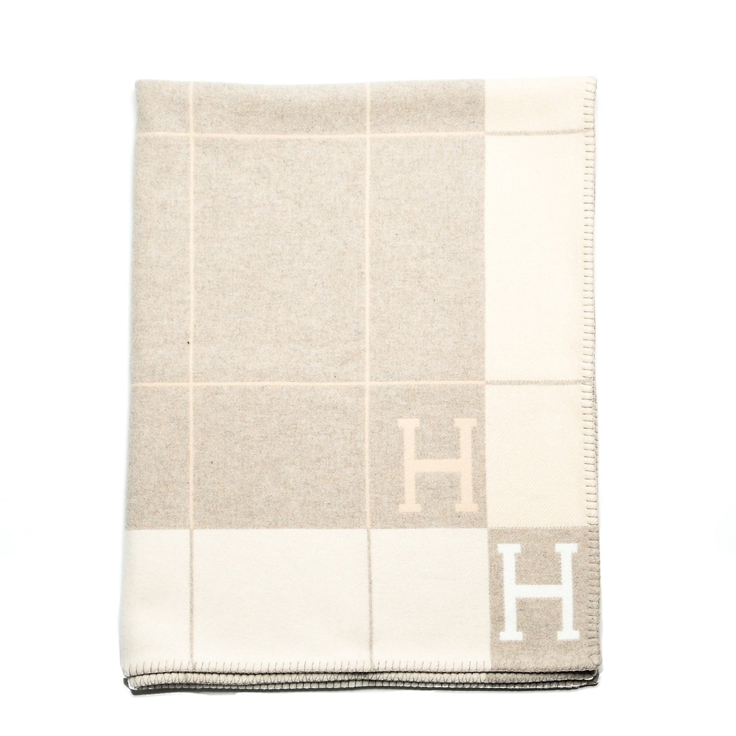 Wool Cashmere Avalon III Blanket Coco Camomille