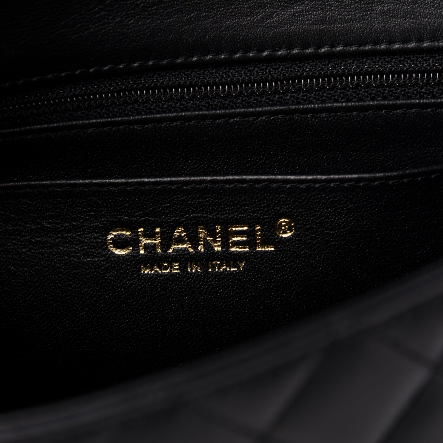 Chanel Lambskin Quilted Mini Rectangular Flap Black 6 of 10