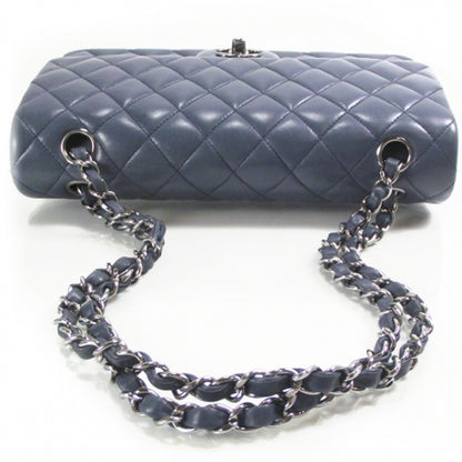 Chanel Lambskin Medium Double Flap Blue 7 of 13