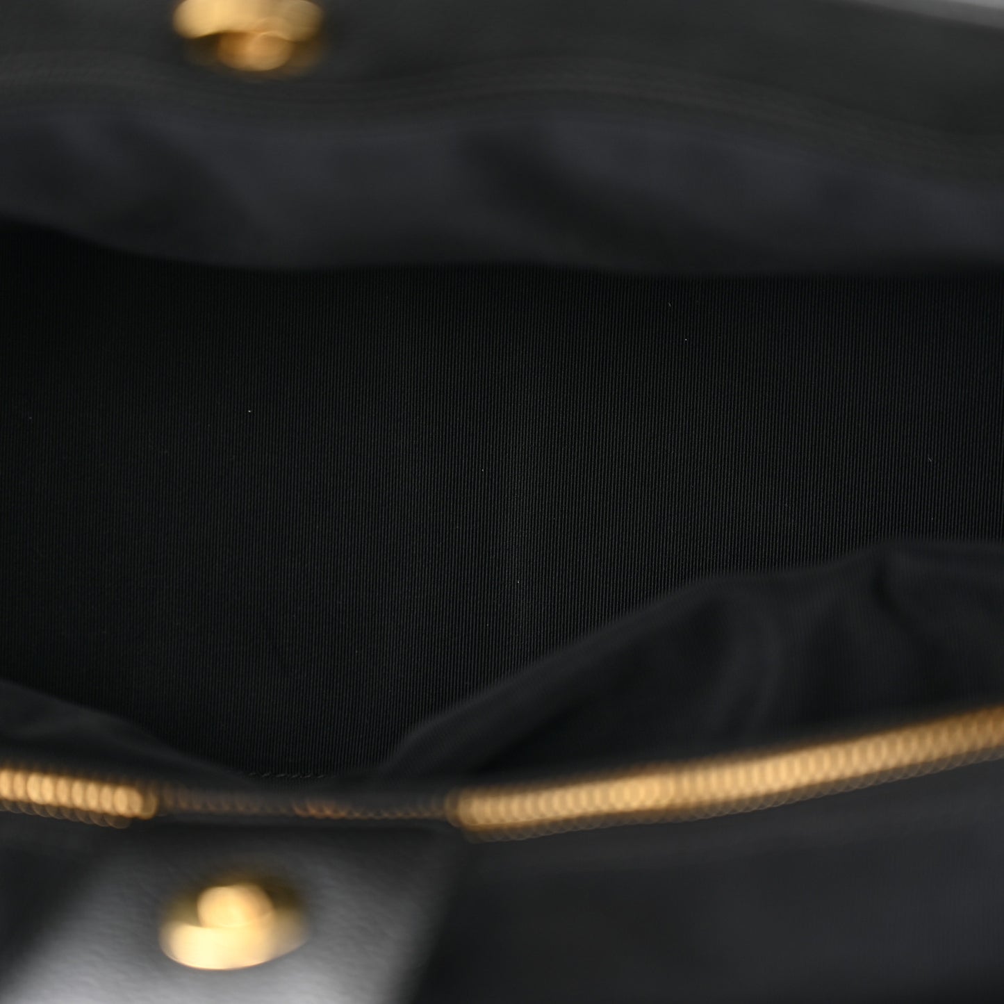 Calfskin Cerf Executive Shopper Tote Black