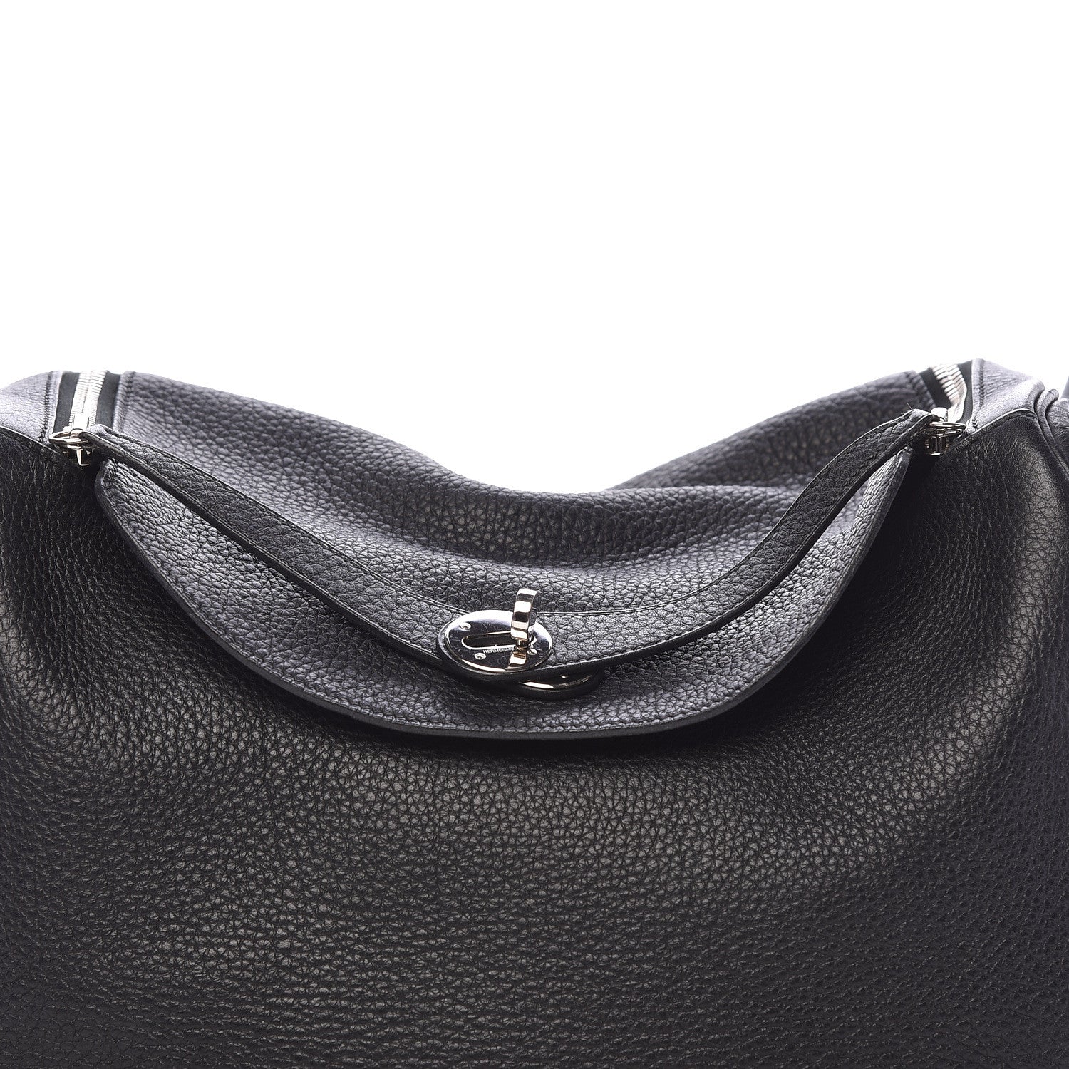 Hermes Taurillon Clemence Lindy 34 Black 8 of 22