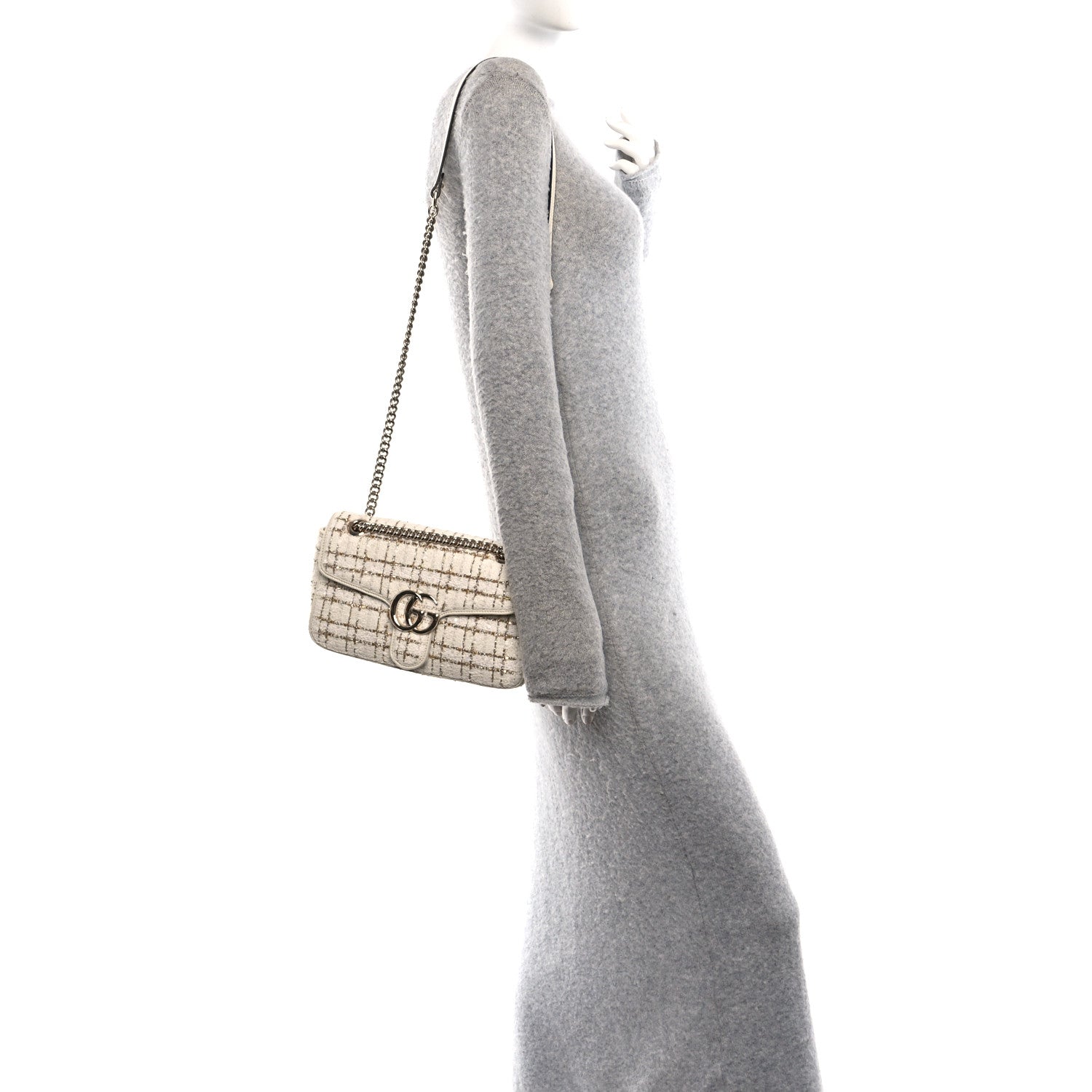 Gucci Matelasse Mini GG Marmont Shoulder Bag 2 of 10
