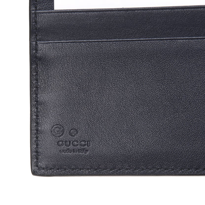 Gucci Microguccissima Bi-Fold Wallet Navy Blue 9 of 14