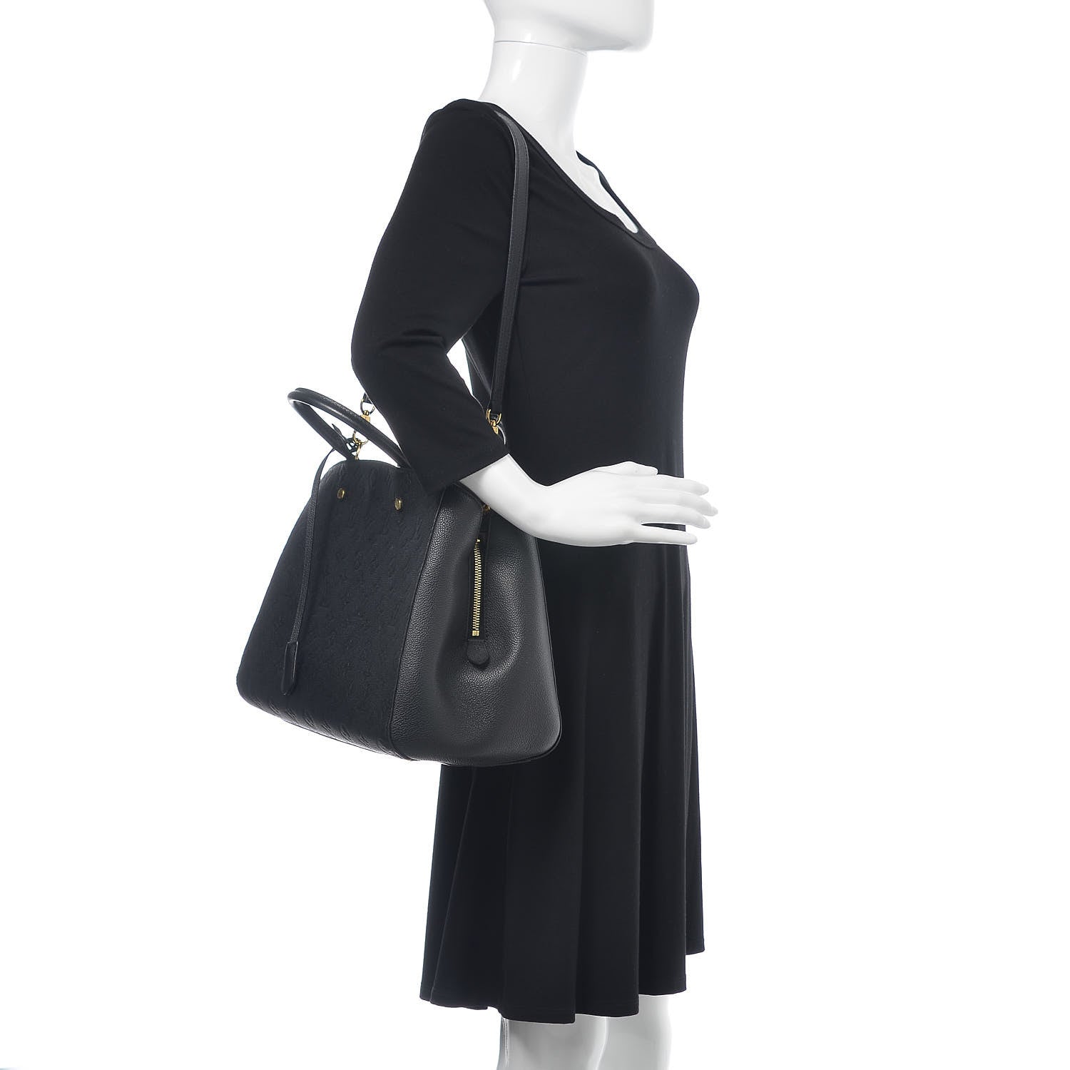 Louis Vuitton Empreinte Montaigne GM Black 2 of 16