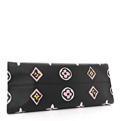 Louis Vuitton Monogram Giant Wild At Heart Onthego GM Black 4 of 12