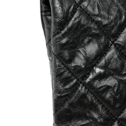 Chanel Metallic Crumpled Calfskin Big Bang Large Flap Bag Black 14 of 15