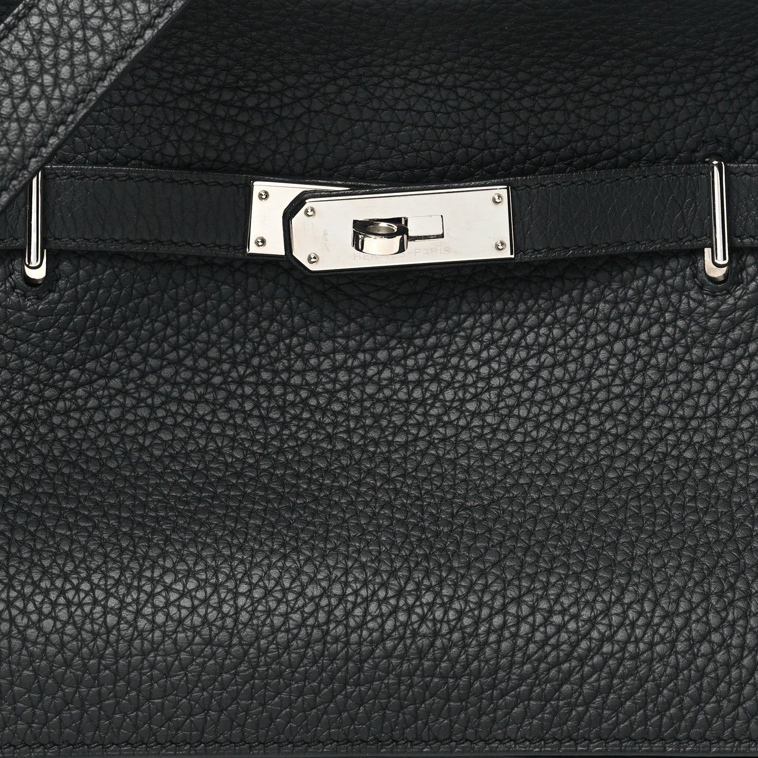 Hermes Taurillon Clemence Jypsiere 28 Black 8 of 10