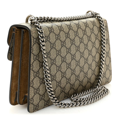 Gucci GG Supreme Monogram Small Dionysus Shoulder Bag Taupe 3 of 10