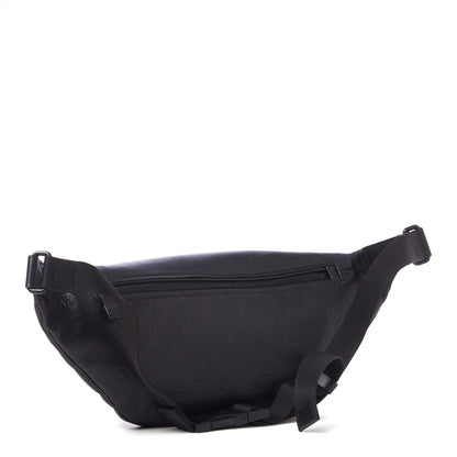 Louis Vuitton Calfskin Monogram Shadow Discovery Bumbag Black 3 of 9