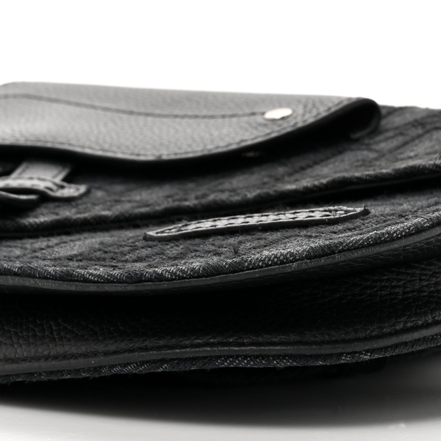 Christian Dior Oblique Saddle Messenger Pouch Black 9 of 16