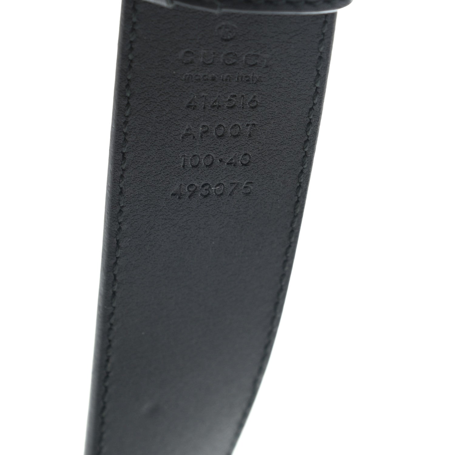 Gucci Calfskin Double G 30mm Belt 100 40 Black 3 of 8