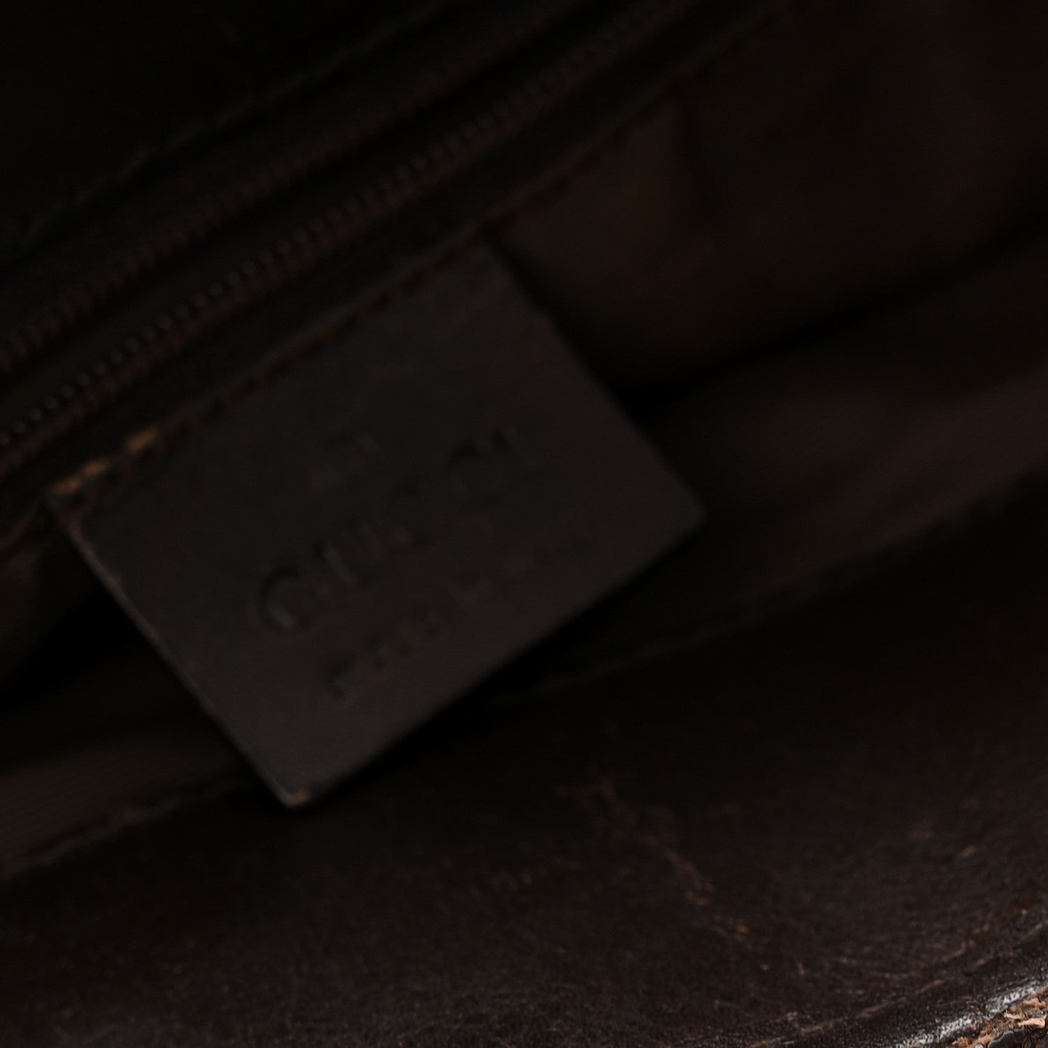 Gucci Monogram Small Bucket Tote Dark Brown 11 of 13