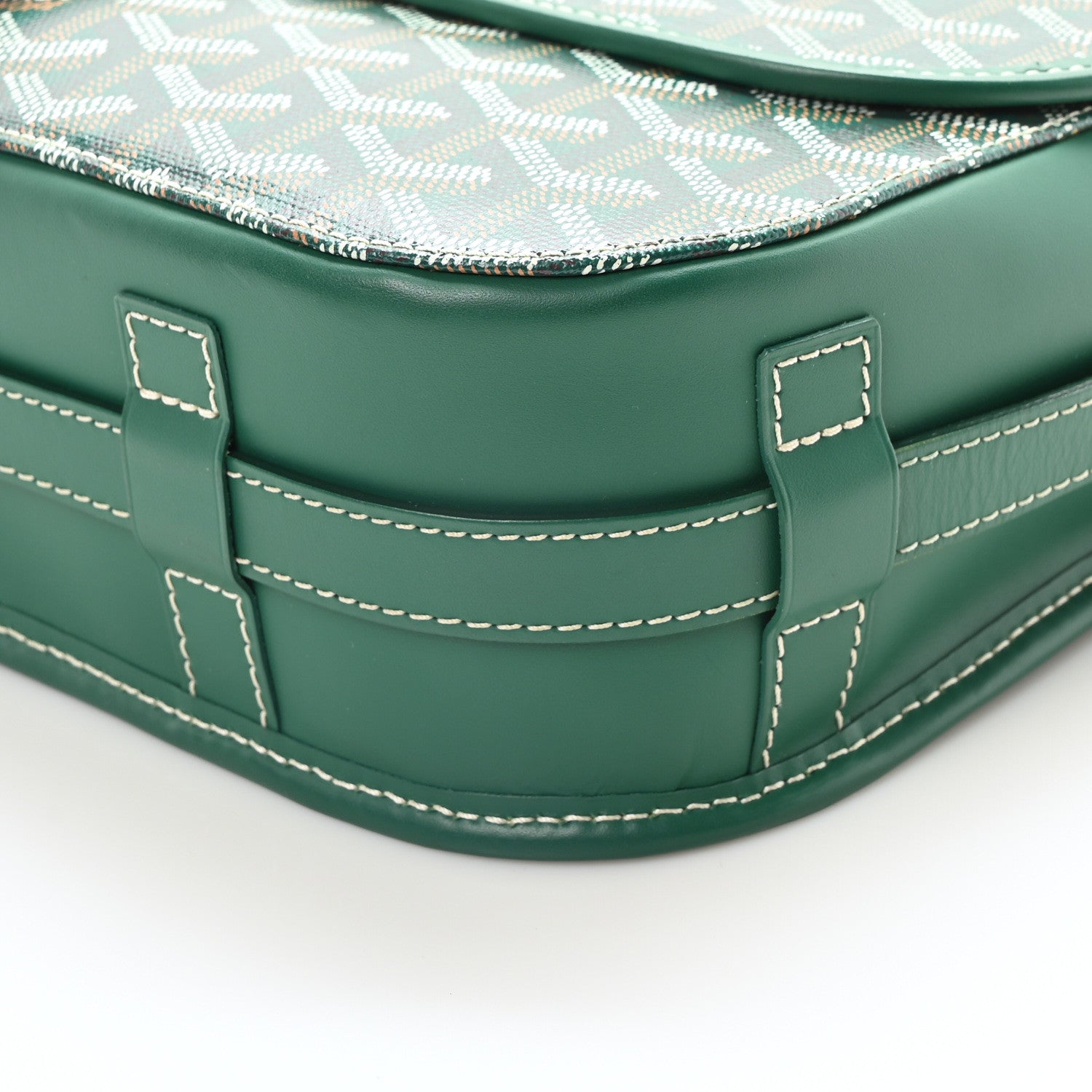Goyard Goyardine Belvedere II MM Messenger Bag Green 9 of 9